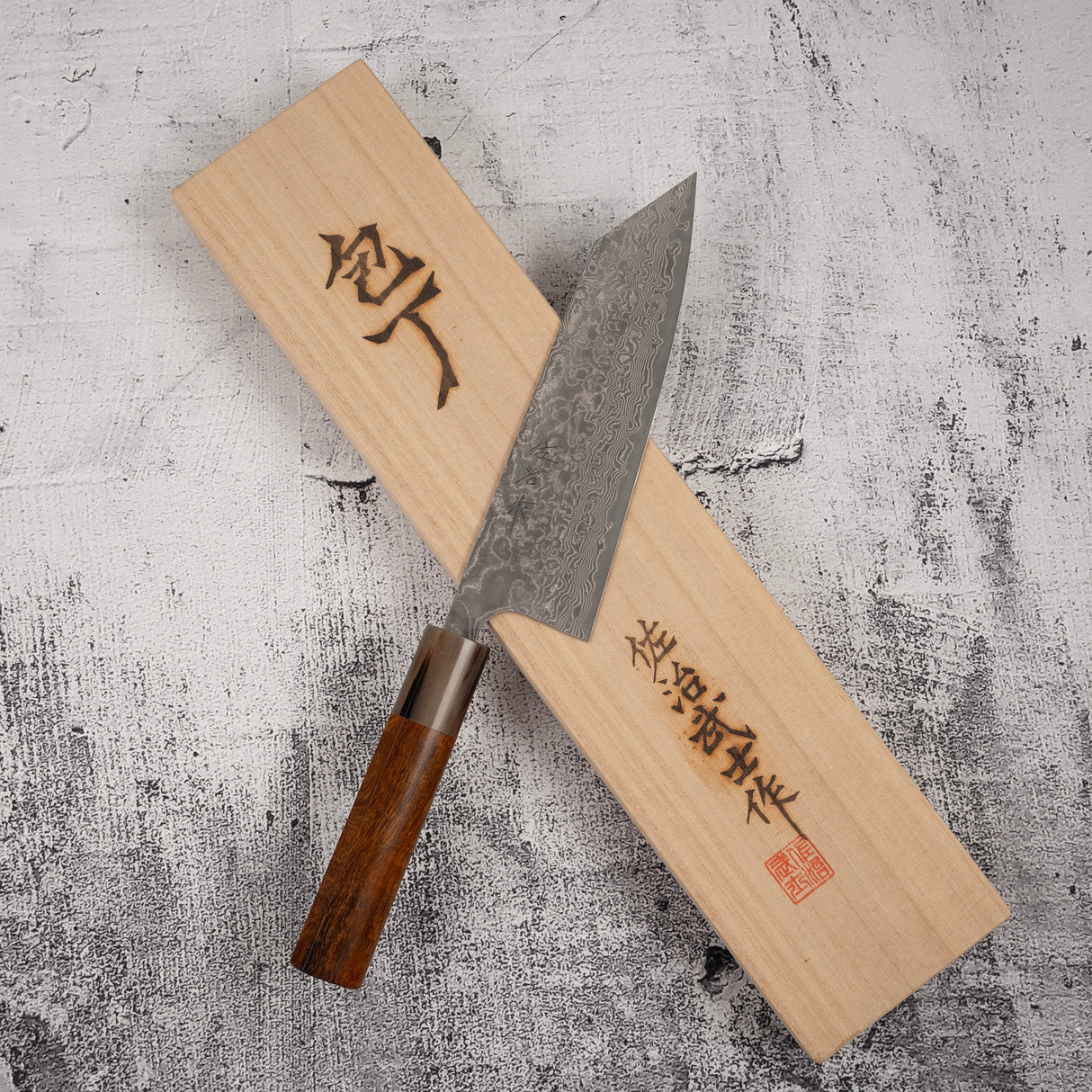 Takeshi Saji SG2 黑色大馬士革 Petty 150mm