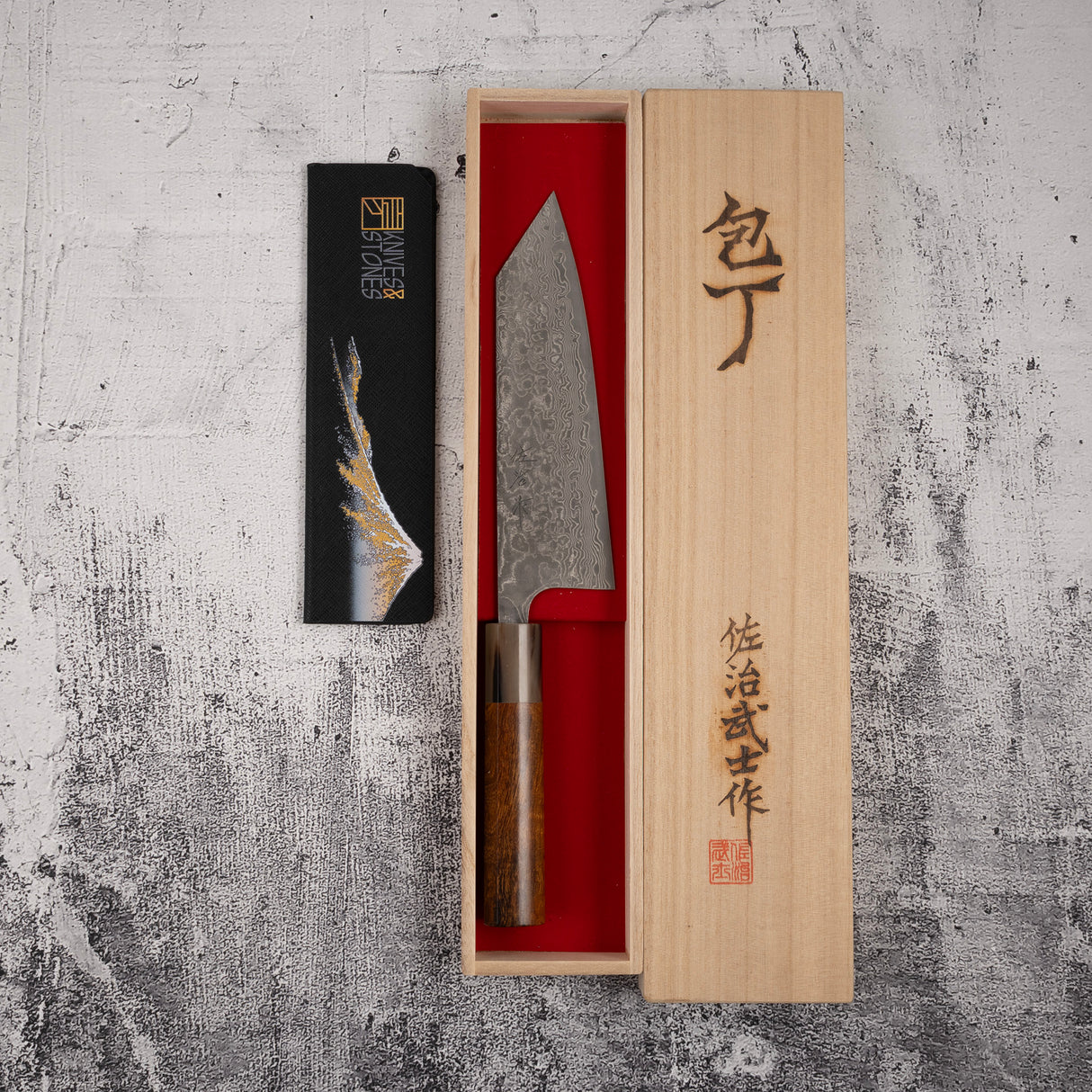 Takeshi Saji SG2 黑色大馬士革 Petty 150mm