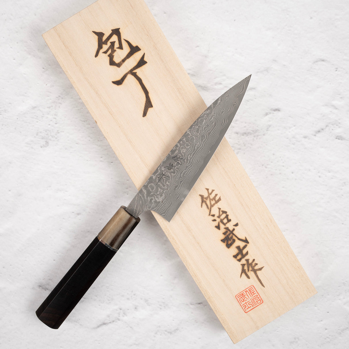 Takeshi Saji SG2 黑色大馬士革 Petty 135 毫米