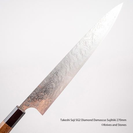 Takeshi Saji SG2 鑽石大馬士革 Sujihiki 270mm