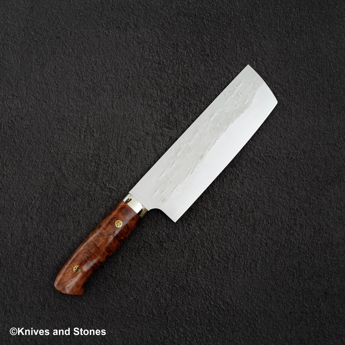 佐治武士 SRS13鋼 菜切刀 165mm 西式 花梨瘤 柄 – Knives and Stones