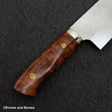 Takeshi Saji SRS13 Nakiri 165mm 西部 Amboyna 手柄