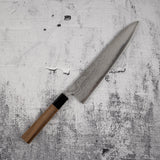Tanaka Ginsan Damascus Gyuto 240mm 柚木
