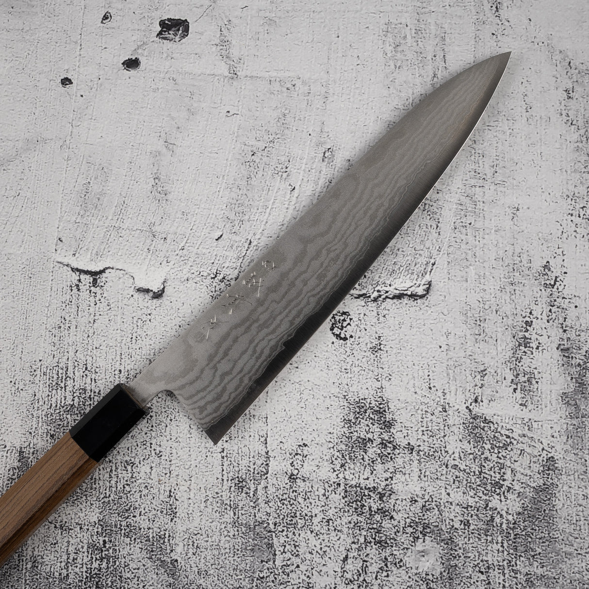 Tanaka Ginsan Damascus Gyuto 240mm 柚木