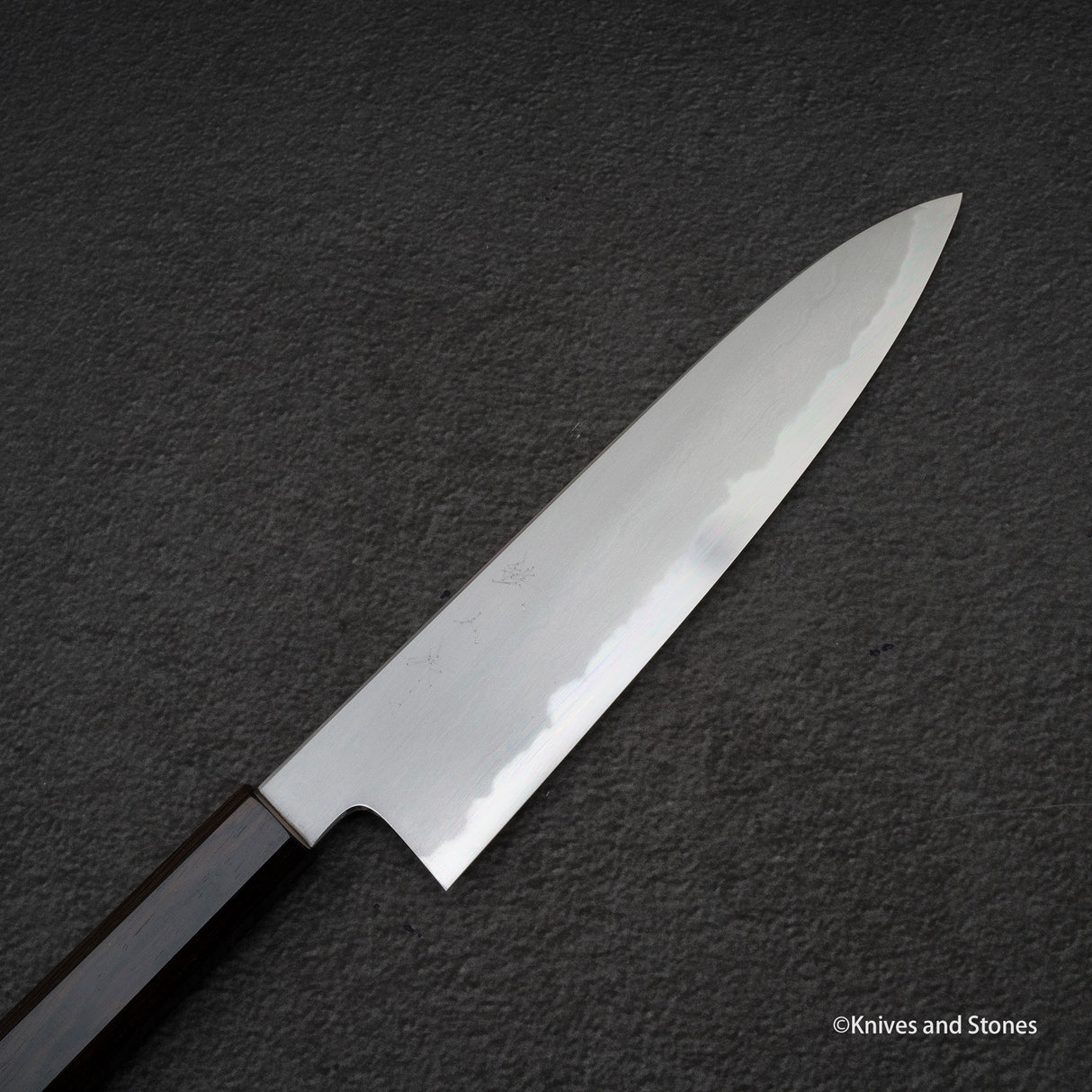 Tetsujin Blue 2 Kasumi Gyuto 210mm 烏木手柄