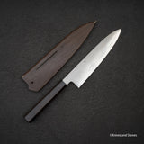 Tetsujin Blue 2 Kasumi Gyuto 210mm 烏木手柄