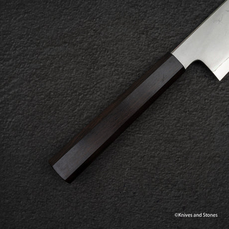 Tetsujin Ginsan Kasumi Gyuto 210mm 烏木手柄