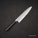 Tetsujin Ginsan Kasumi Gyuto 240mm 烏木手柄