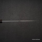Tetsujin Ginsan Kasumi Gyuto 240mm 烏木手柄