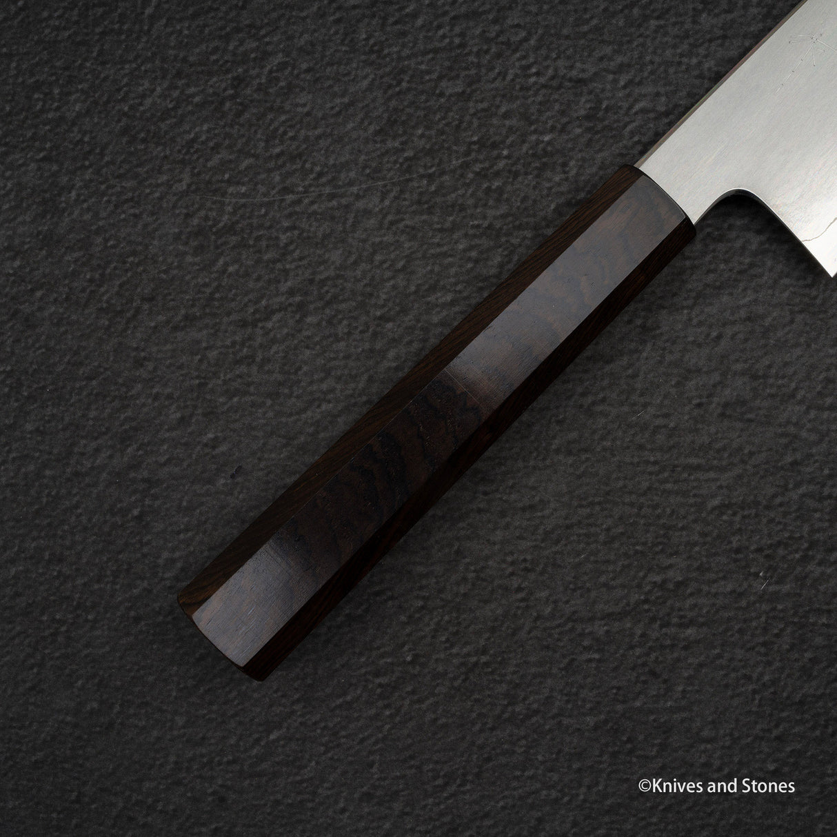 Tetsujin Ginsan Kasumi K-tip Gyuto 210mm 烏木手柄