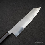 Tetsujin Ginsan Kasumi K-tip Gyuto 210mm 烏木手柄