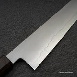 Tetsujin Ginsan Kasumi K-tip Gyuto 210mm 烏木手柄
