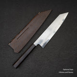 Tetsujin Ginsan Kasumi K-tip Gyuto 210mm 烏木手柄