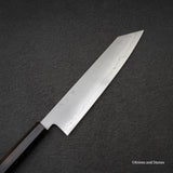Tetsujin Ginsan Kasumi K-tip Gyuto 240mm 烏木手柄