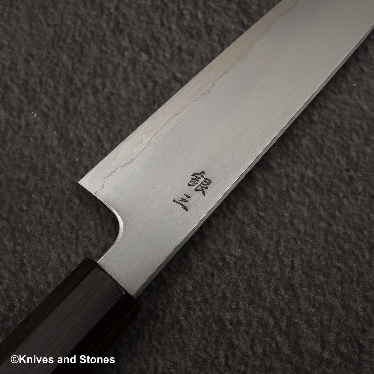 Tetsujin Ginsan Kasumi Petty 165mm 烏木手柄