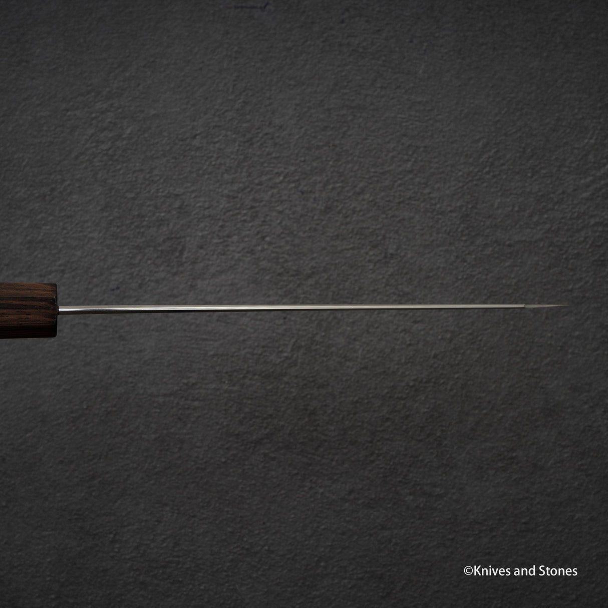 Tetsujin Ginsan Ukiba K-tip Gyuto 210mm 烏木手柄