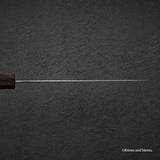 Tetsujin Ginsan Ukiba K-tip Gyuto 210mm 烏木手柄