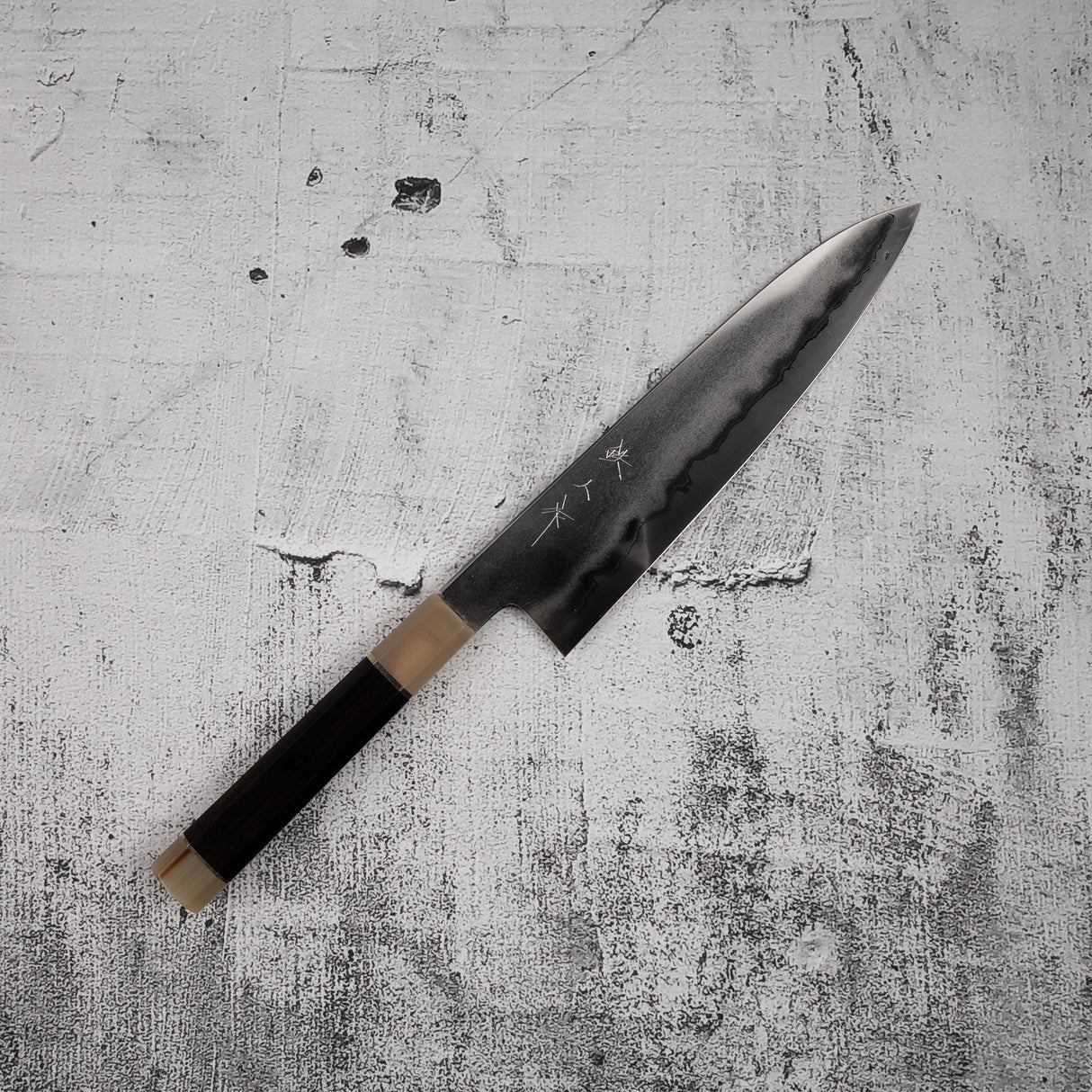 鐵人作銀三丹流線（金屬流）牛刀 210mm