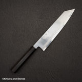 Tetsujin Ginsan Ukiba K-tip Gyuto 240mm 烏木手柄