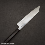 Tetsujin Ginsan Ukiba K-tip Gyuto 240mm 烏木手柄