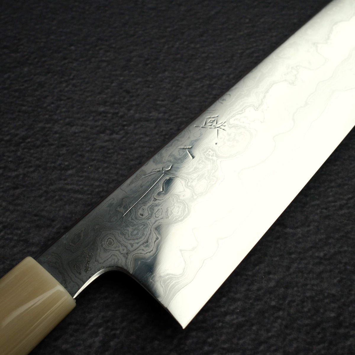Tetsujin SP Lightning Blue 2 Hand-folded Damascus Gyuto 240mm w/ Saya