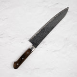 Tsunehisa AUS10 大馬士革鋼 240 毫米棕色手柄