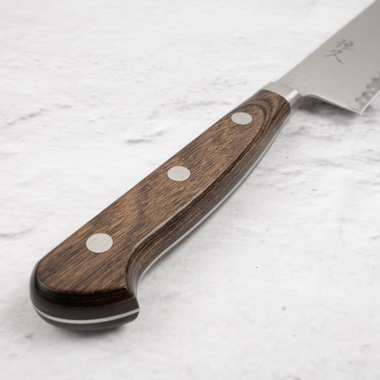 Tsunehisa AUS10 Damascus Sujihiki 240 mm Brown Handle