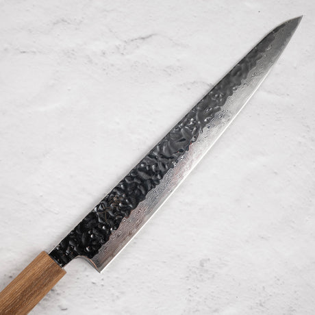 Tsunehisa AUS10 Tsuchime Damascus Sujihiki 240 mm