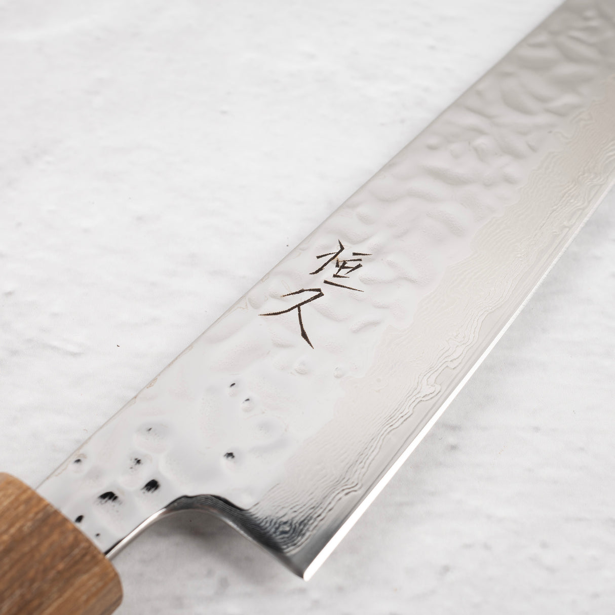 Tsunehisa AUS10 Tsuchime Damascus Sujihiki 240 mm