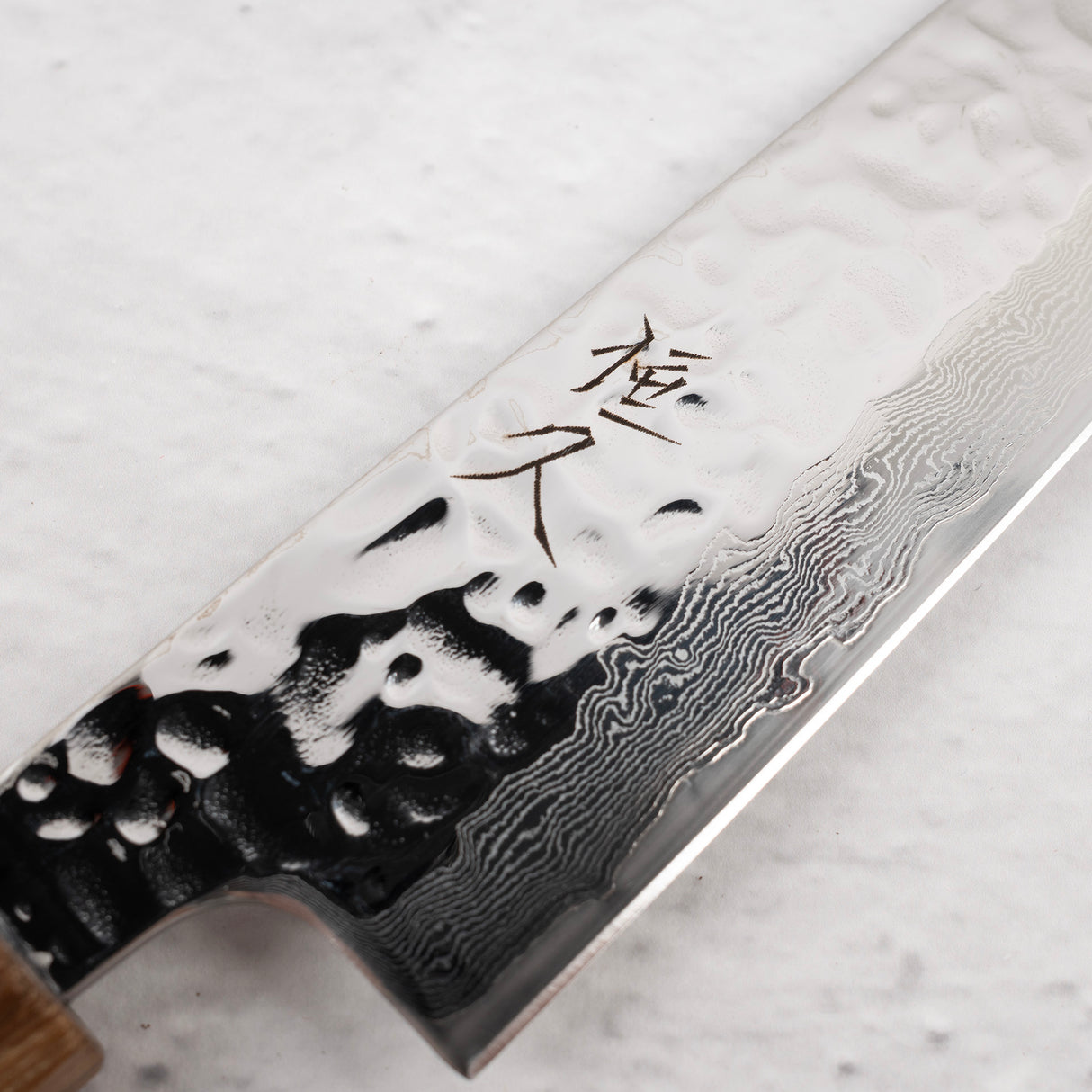 Tsunehisa AUS10 Tsuchime Damascus Sujihiki 240 mm
