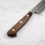 Tsunehisa AUS8 Tsuchime Sujihiki 240毫米棕色西式手柄