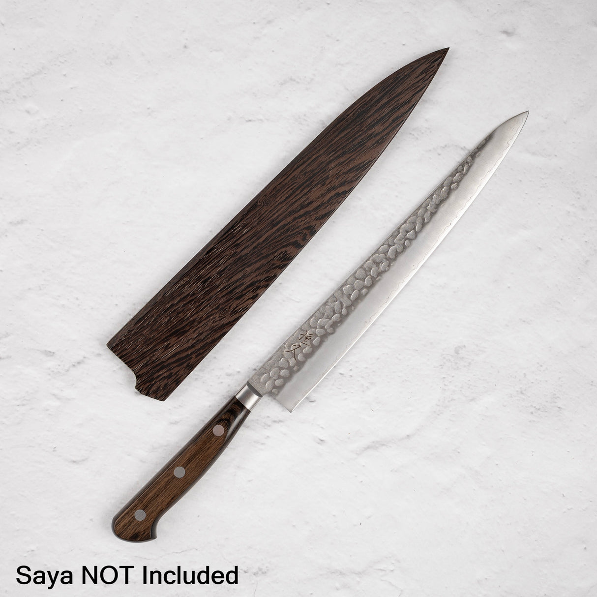 Tsunehisa AUS8 Tsuchime Sujihiki 240毫米棕色西式手柄