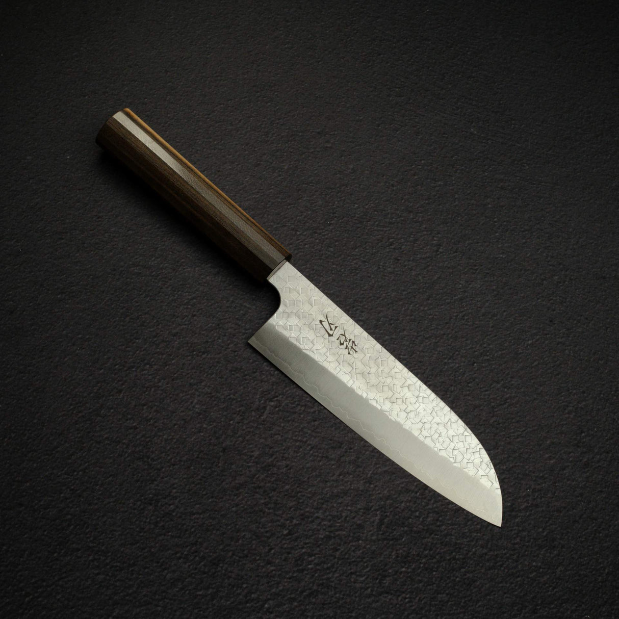 Knives and Stones 岩刃社 Arare SG2 三德刀 170mm by 甲鐵刃物, with Black Charcate Handle
