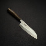 Knives and Stones 岩刃社 Arare SG2 三德刀 170mm by 甲鐵刃物, with Black Charcate Handle