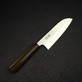 Knives and Stones 岩刃社 Arare SG2 三德刀 170mm by 甲鐵刃物, with Black Charcate Handle