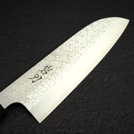 Knives and Stones 岩刃社 Arare SG2 三德刀 170mm by 甲鐵刃物, with Black Charcate Handle