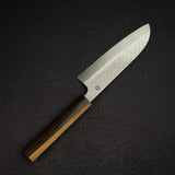 Knives and Stones 岩刃社 Arare SG2 三德刀 170mm by 甲鐵刃物, with Black Charcate Handle