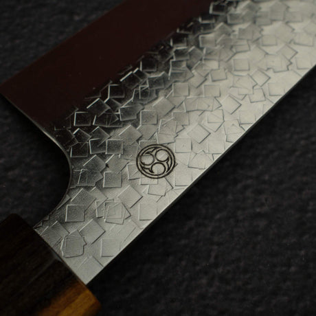 Knives and Stones 岩刃社 Arare SG2 三德刀 170mm by 甲鐵刃物, with Black Charcate Handle