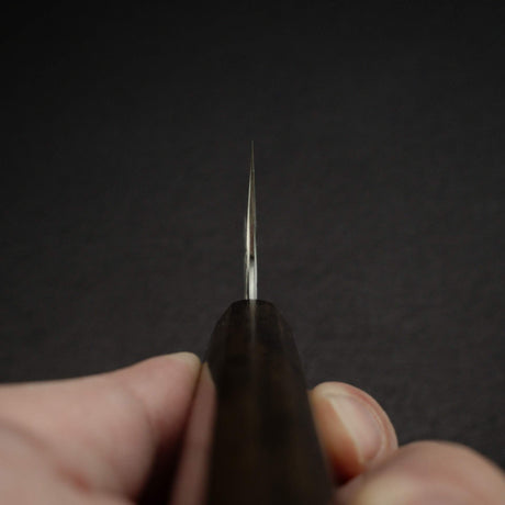 Knives and Stones 岩刃社 Arare SG2 三德刀 170mm by 甲鐵刃物, with Black Charcate Handle