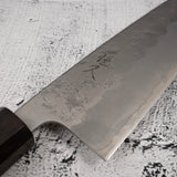 恒久銀三梨地文化刀 180mm 黑檀手柄