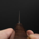 恒久銀三梨地文化刀 180mm 黑檀手柄