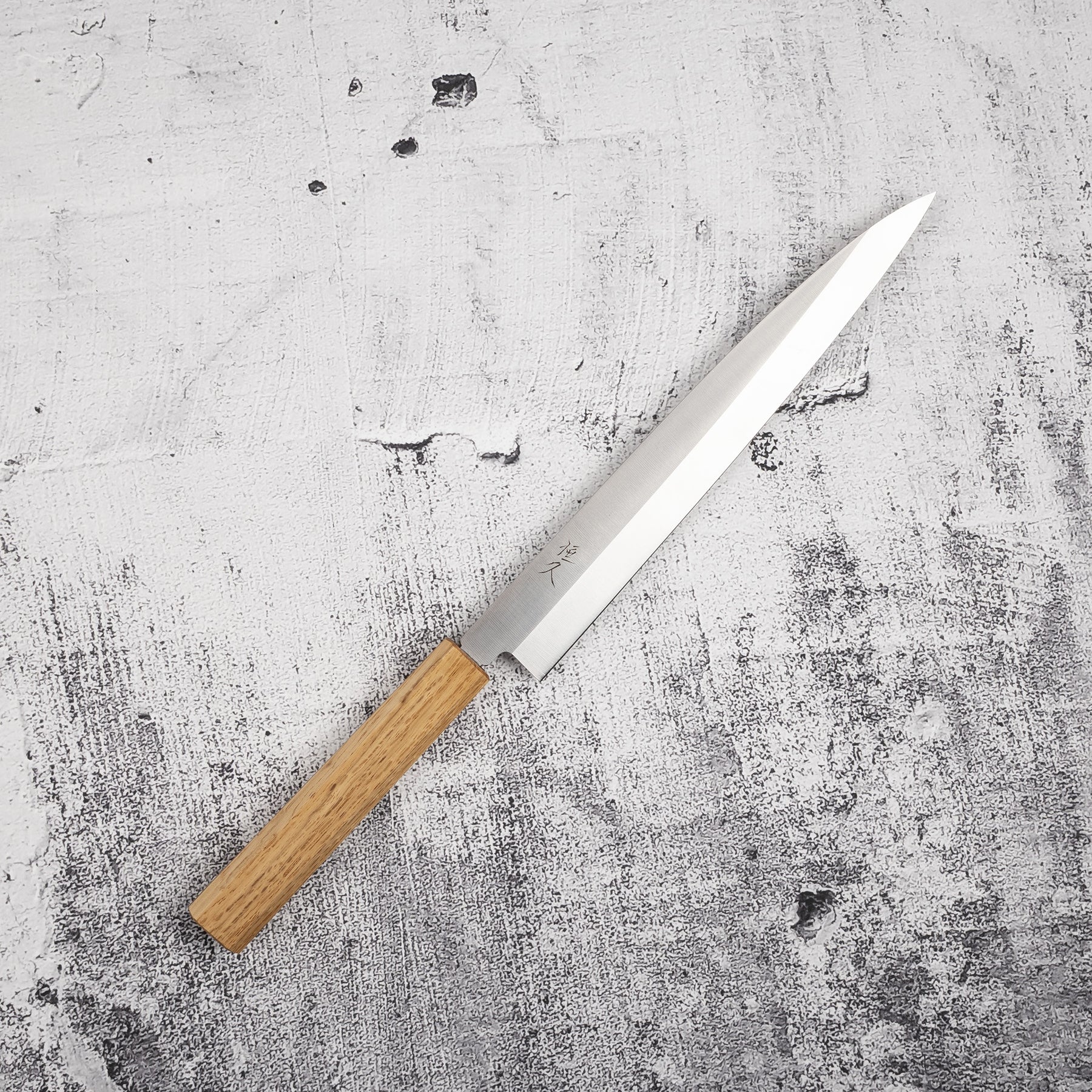 日本樫木八角柄 Japanese knife handle