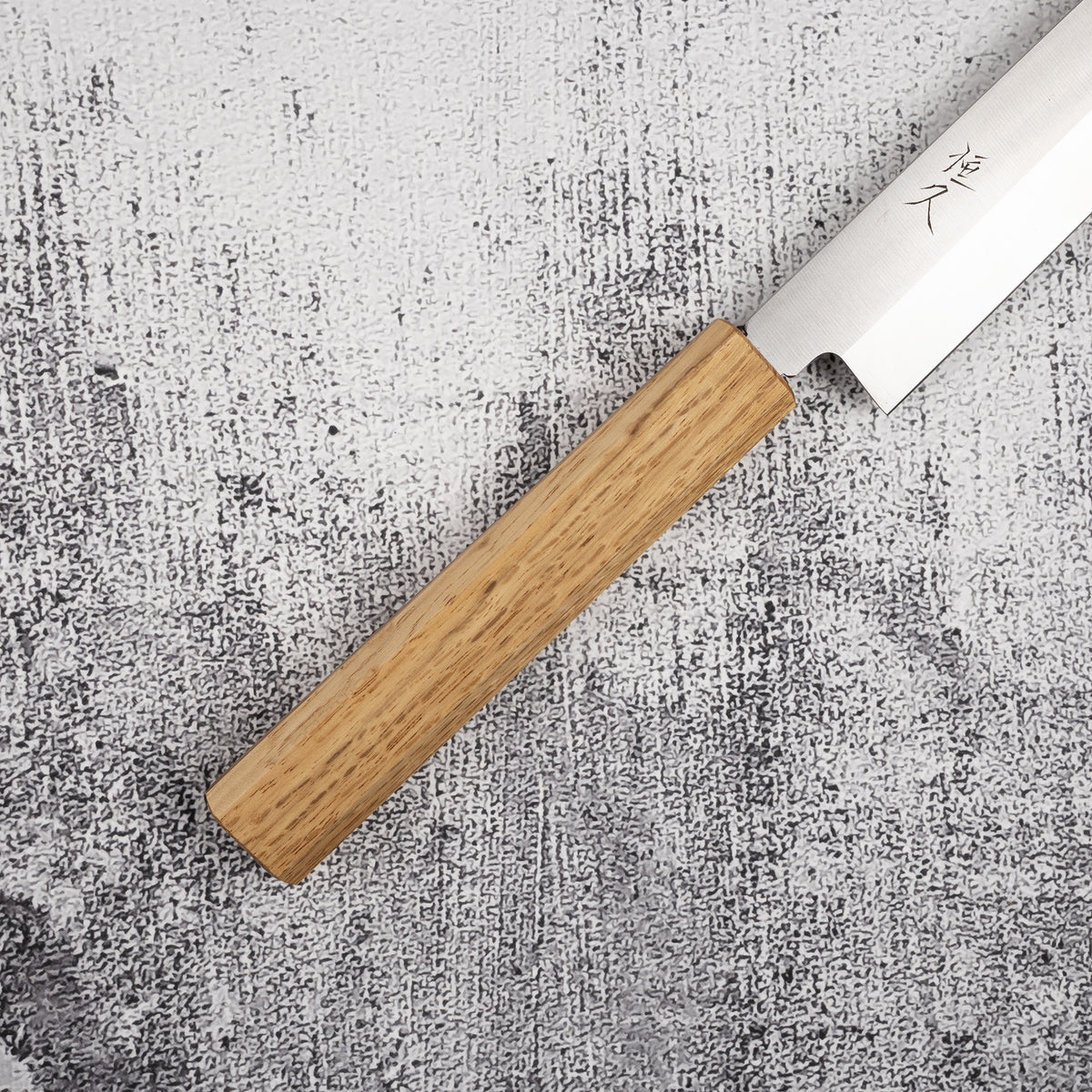 日本樫木八角柄 handle detail