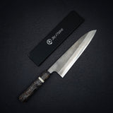 Hatsukokoro x Yoshikane SKD Nashiji Gyuto 210mm 超高穩定瘤木手柄