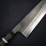 Hatsukokoro x Yoshikane SKD Nashiji Gyuto 210mm 超高穩定瘤木手柄