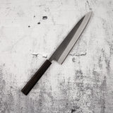 Hatsukokoro x Yoshikane White 2 Nashiji Gyuto 210mm 不鏽鋼包覆黑檀木手柄