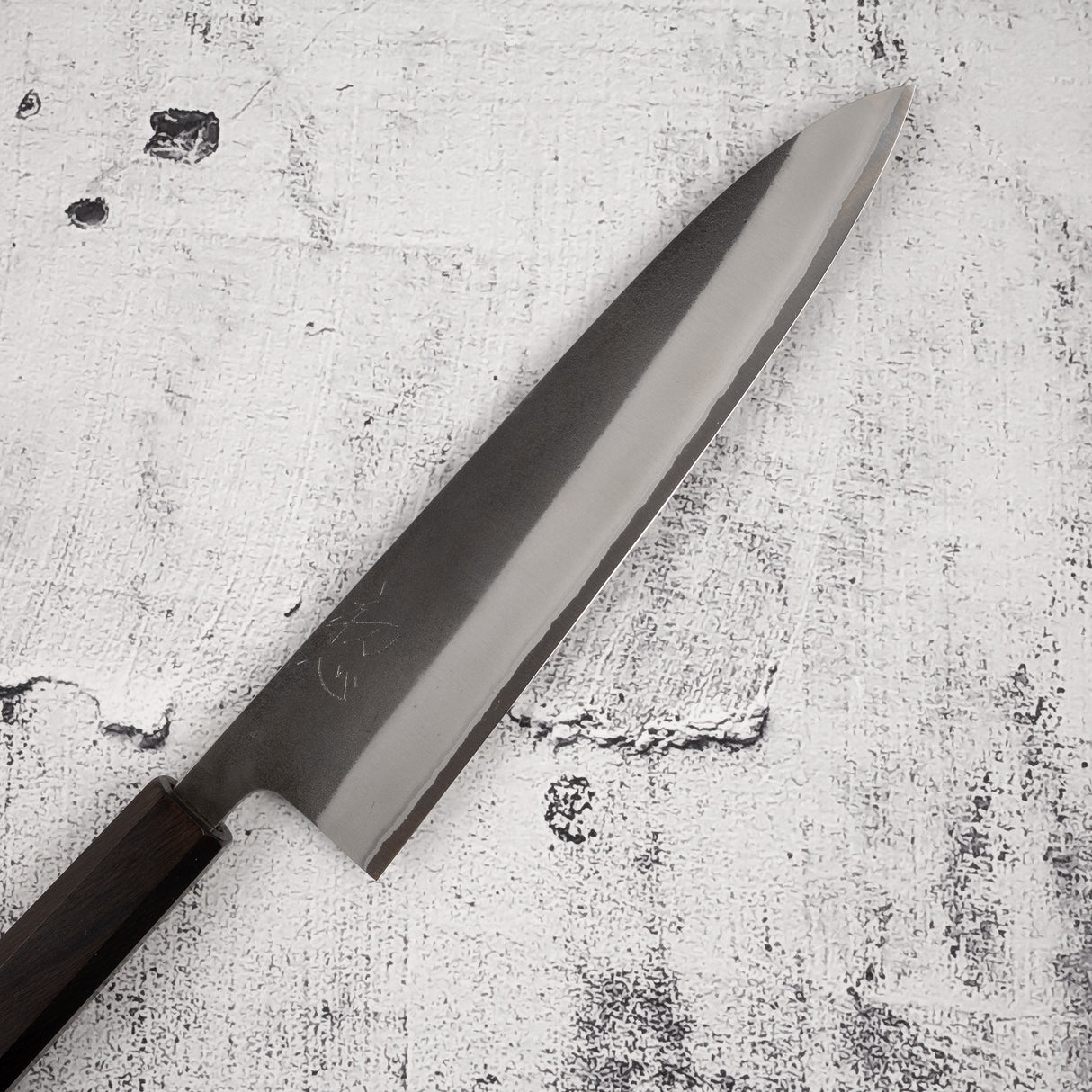 Hatsukokoro x Yoshikane White 2 Nashiji Gyuto 210mm 不鏽鋼包覆黑檀木手柄