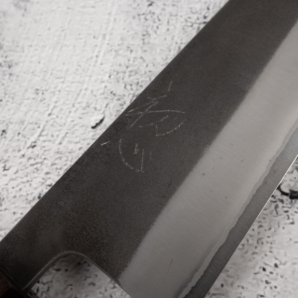Hatsukokoro x Yoshikane White 2 Nashiji Gyuto 210mm 不鏽鋼包覆黑檀木手柄