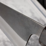Hatsukokoro x Yoshikane White 2 Nashiji Gyuto 210mm 不鏽鋼包覆黑檀木手柄