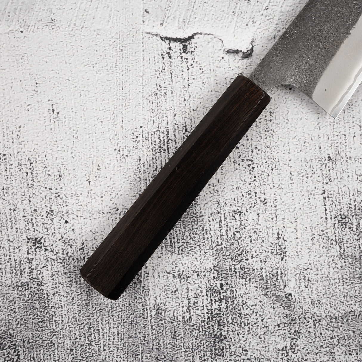 Yoshikane White 2 Nashiji K-tip Gyuto 210mm 不鏽鋼包覆烏木手柄